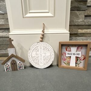 Hobby Lobby Easter 2026 Church Cross Figurine Decor Set